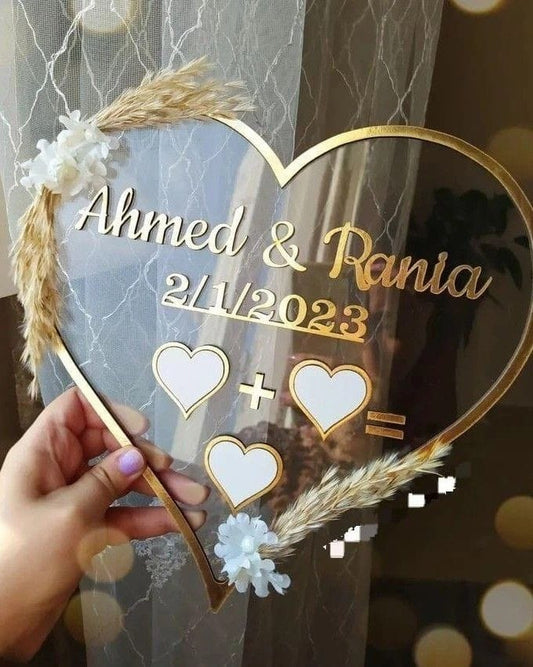 THUMB FINGERPRINT NIKKAH MIRROR WITH FREE DELIVERY