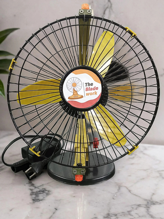 ADJUSTABLE 12V DC FAN WITH FREE POWER SUPPLY